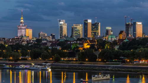 Warsaw’s panorama.